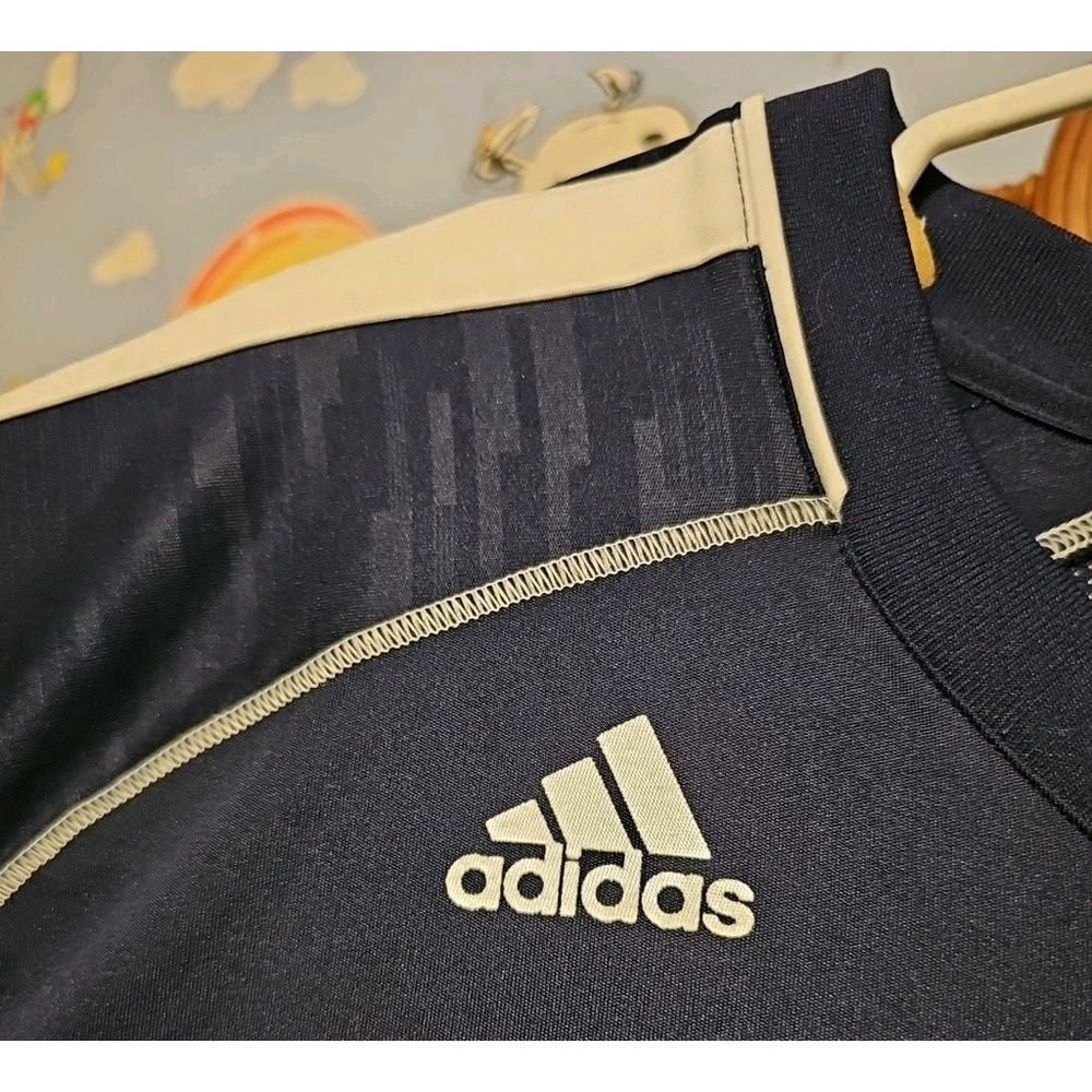 Denver Nuggets Adidas Warm Up Shirt Men’s Large Blue NBA Long Sleeve ClimaCool - Picture 5 of 16